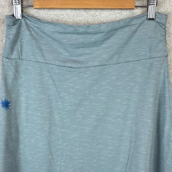 HORNY TOAD Chaka Skirt Medium Floral Embroidery Organic Cotton - Picture 6 of 12